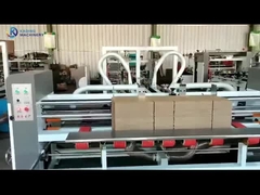 Carpeta automática de la cartulina acanalada que pega el cartón de la máquina que pega la máquina