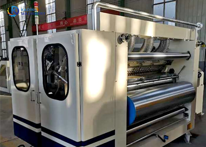 Máquina acanalada sin dedos del solo Facer para la línea que produce acanalada