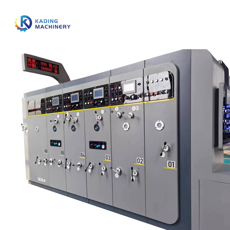 Impresora completamente automática del cartón para el cartón acanalado y el control del PLC