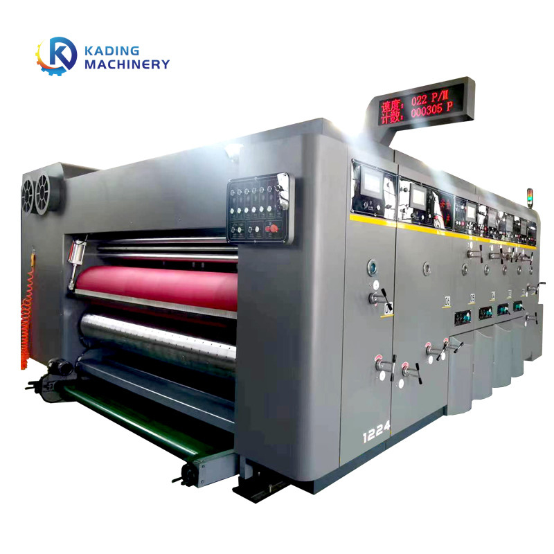 Máquina de impresión de caja flexo corrugada para 3 5 7 capas de cartón corrugado