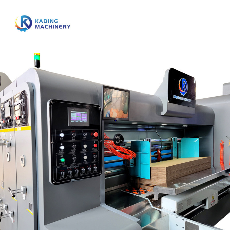 máquina de 120-250pcs/Min Full Automatic Carton Printing con la conexión libre dominante y el rodillo de cerámica de Anilox
