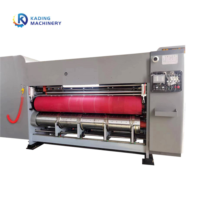Cortador de cartón de caja de cartón totalmente automático con panel de PLC para cartón corrugado