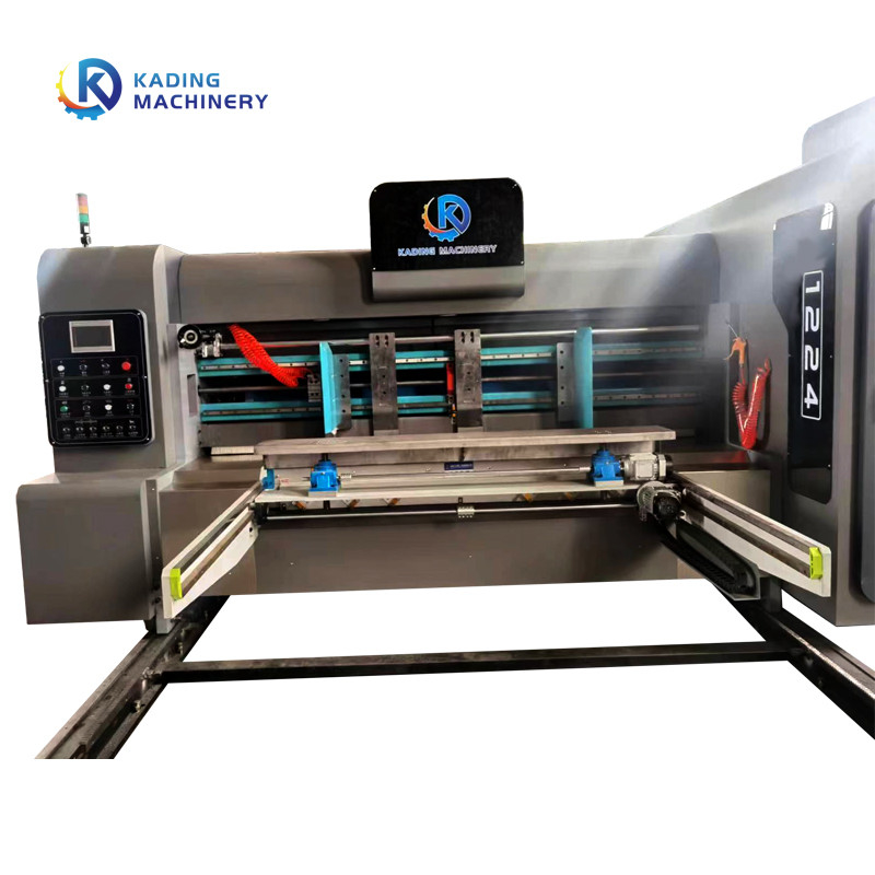 Máquina que corta con tintas rotatoria semi automática para las cajas acanaladas con la impresora de Flexo