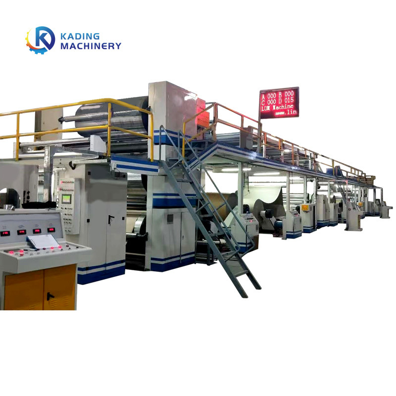 Las hojas de papel acanalaron la fabricación de la máquina con velocidad de la correa de tres secciones