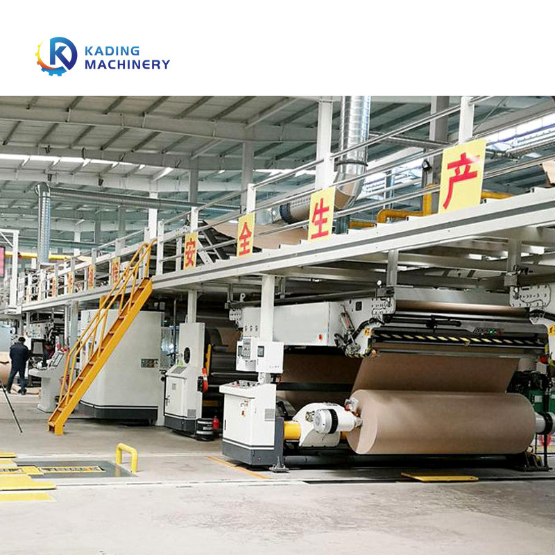 Máquina de fabricación de cartón corrugado de alta velocidad con el puente del transportador y la máquina del pegado