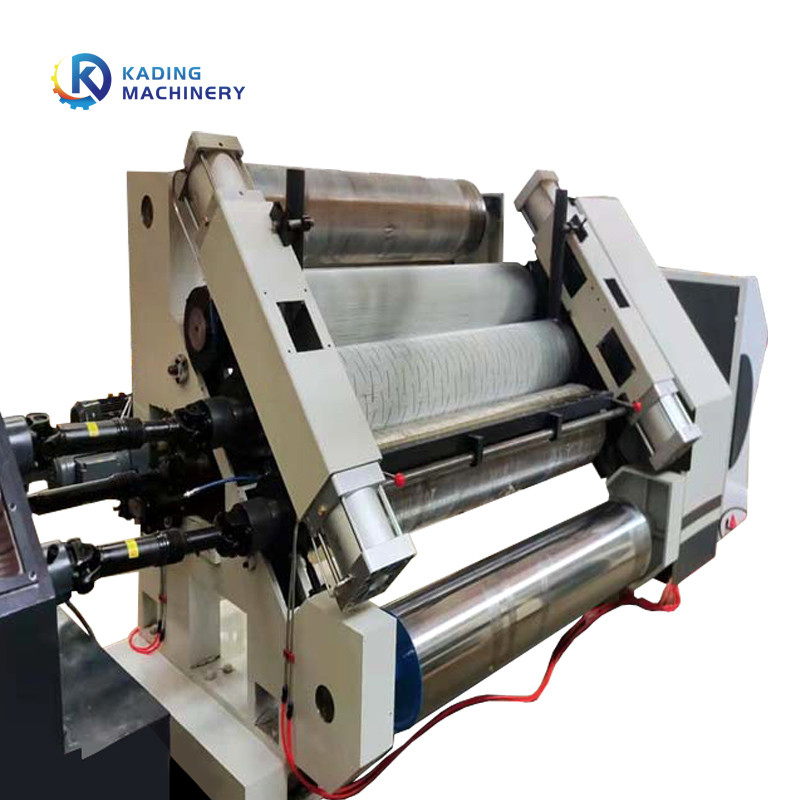 Máquina de fabricación de cartón corrugado de alta velocidad con el puente del transportador y la máquina del pegado