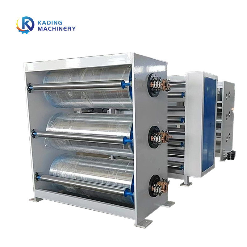 Línea de corrugado de calefacción por vapor 300 m/min Velocidad de trabajo con soporte de rodillo de molino eléctrico