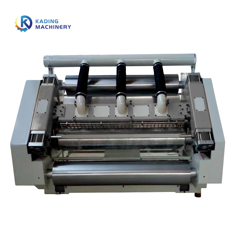 Tipo máquina acanalada de la calefacción de aceite del solo Facer con la unidad de alimentación auto para hacer el papel de 3 capas