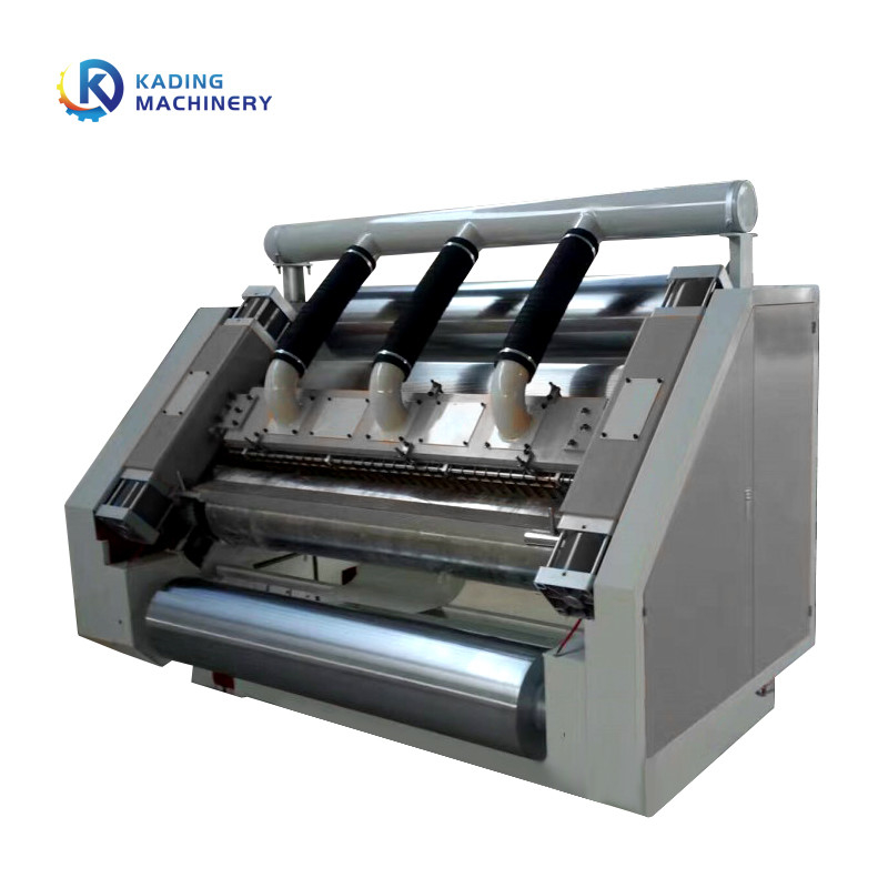 Tipo eléctrico máquina de la calefacción del corrugación del solo Facer con la cadena de producción acanalada para hacer de cartón corrugado