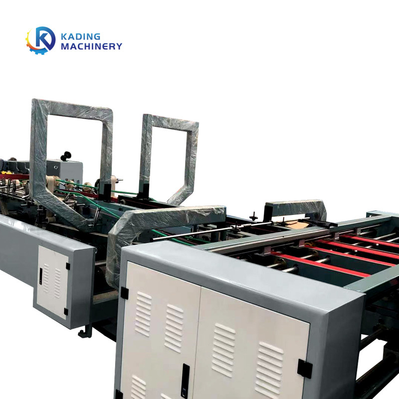grapadora completamente automática de costura de la caja de la máquina de la caja acanalada de 2400m m con control eléctrico de alta velocidad