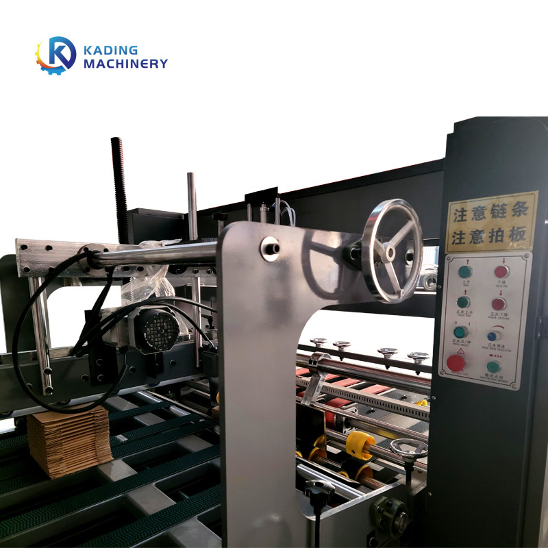 Máquina automática de Gluer de la carpeta para el cartón acanalado con control del PLC