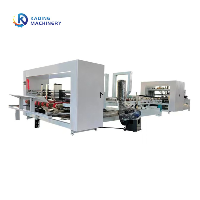 Máquina de Gluer de la carpeta del tablero de 3 capas con la alimentación auto para pegar la cartulina que embala