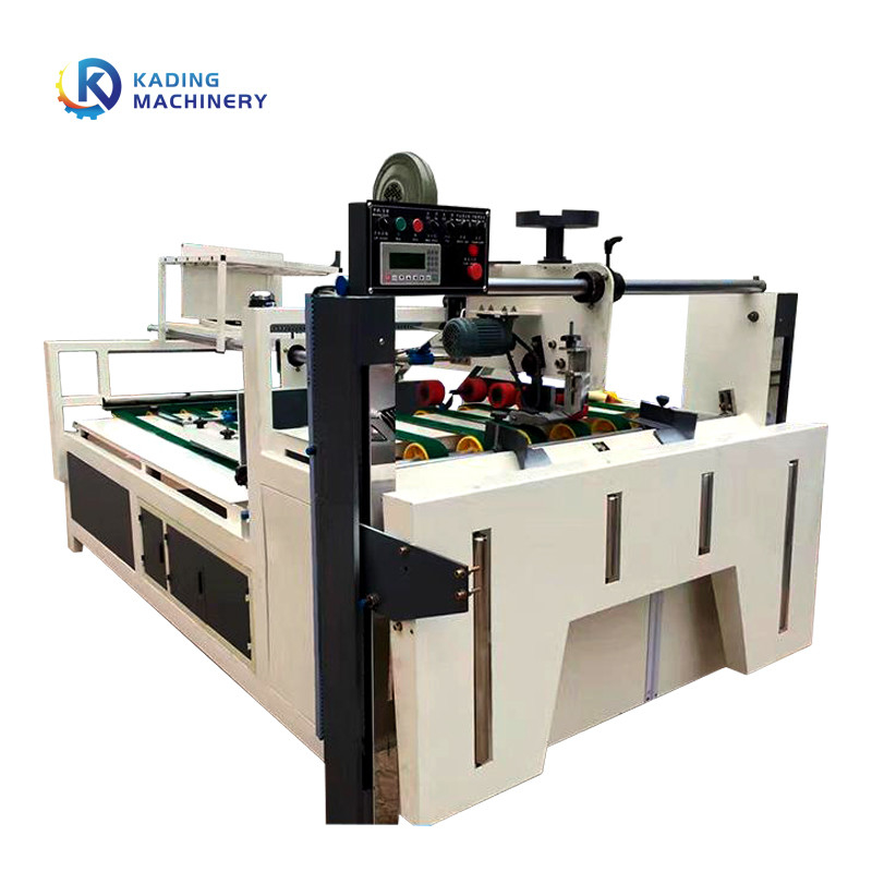Carpeta acanalada semi auto Gluer de la caja para la caja del cartón de 2600m m 2800m m con la alimentación manual