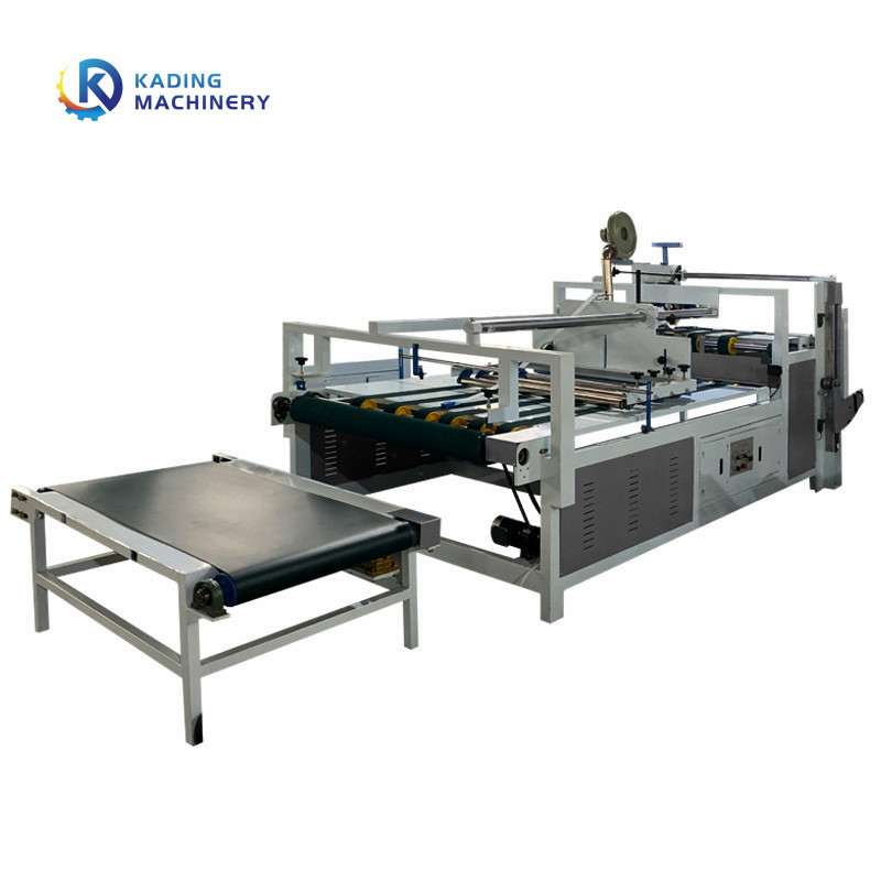 Carpeta acanalada semi auto Gluer de la caja para la caja del cartón de 2600m m 2800m m con la alimentación manual