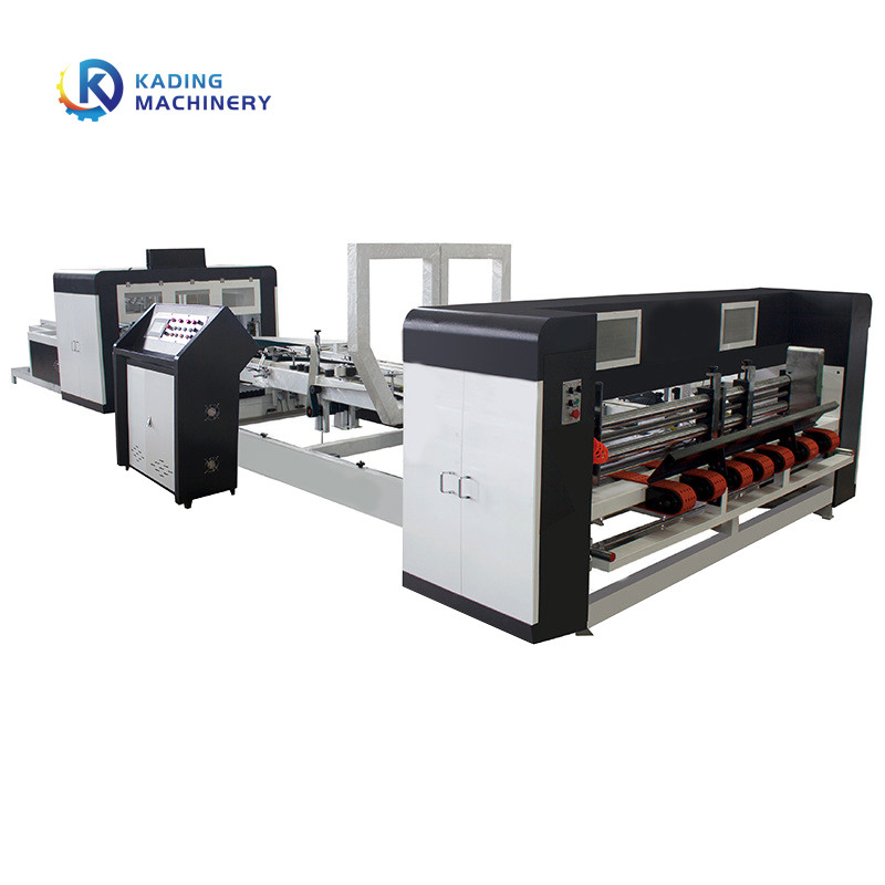 220 pedazos Min Corrugated Folder Gluer For acanalaron la fabricación del cartón