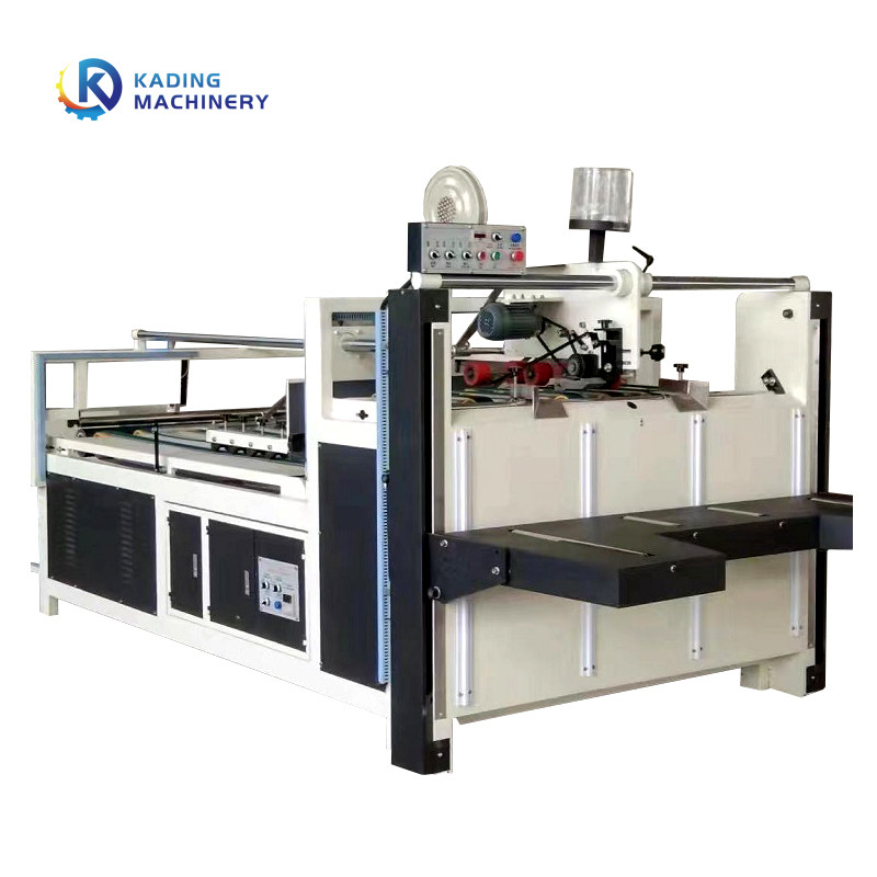 60pcs/Min Corrugated Folder Gluer Machine semi automático para la caja de cartón acanalado