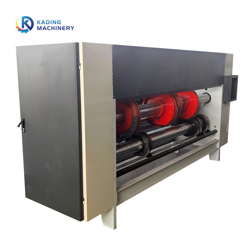 Máquina acanalada semi automática de la cortadora con 8 ejes para rajar la cartulina acanalada