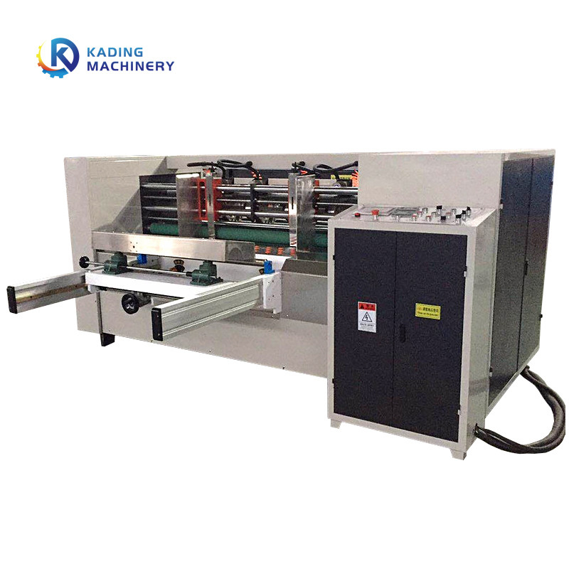 Máquina acanalada semi automática de la cortadora con 8 ejes para rajar la cartulina acanalada