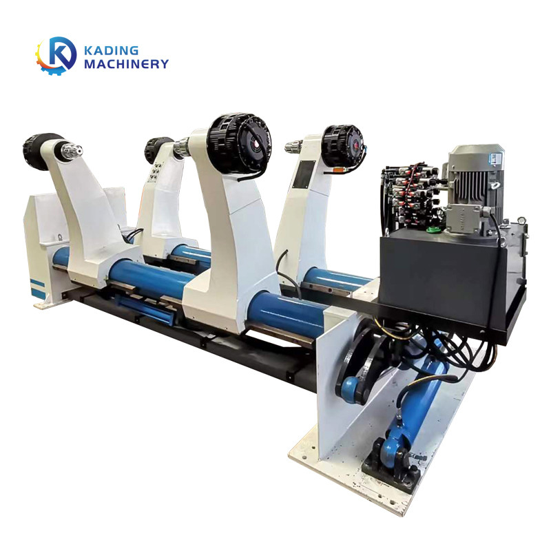 tipo eléctrico soporte de 380V 220V del carrete de Shaftless con el freno manual para el cartón de abastecimiento