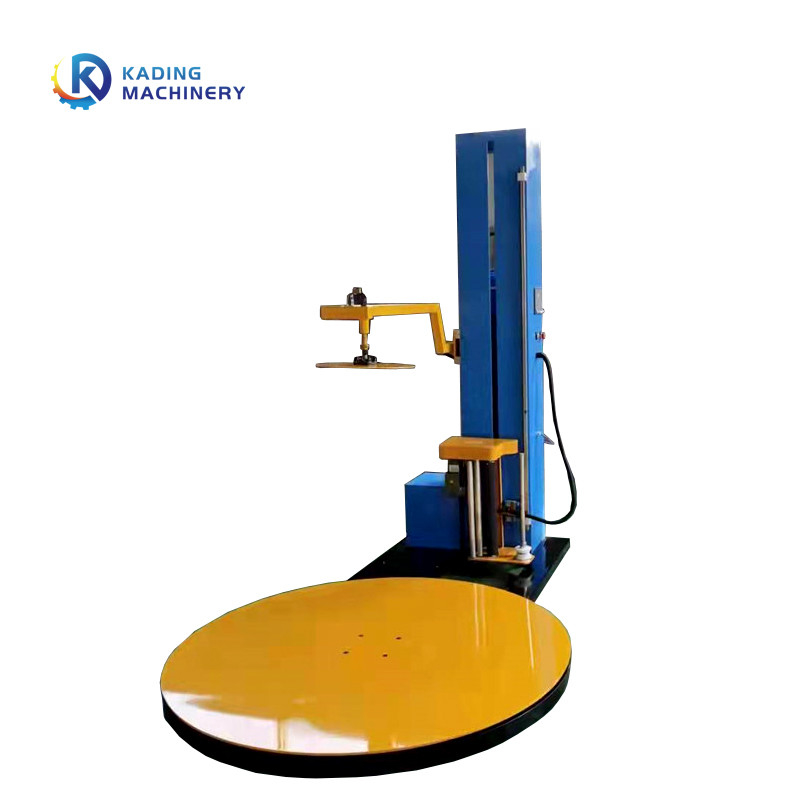Máquina completamente automática de la película de estiramiento de la máquina del abrigo del estiramiento con la placa giratoria de la altura que embala de 2000m m