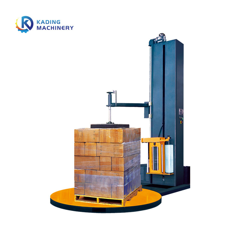 Máquina completamente automática de la película de estiramiento de la máquina del abrigo del estiramiento con la placa giratoria de la altura que embala de 2000m m