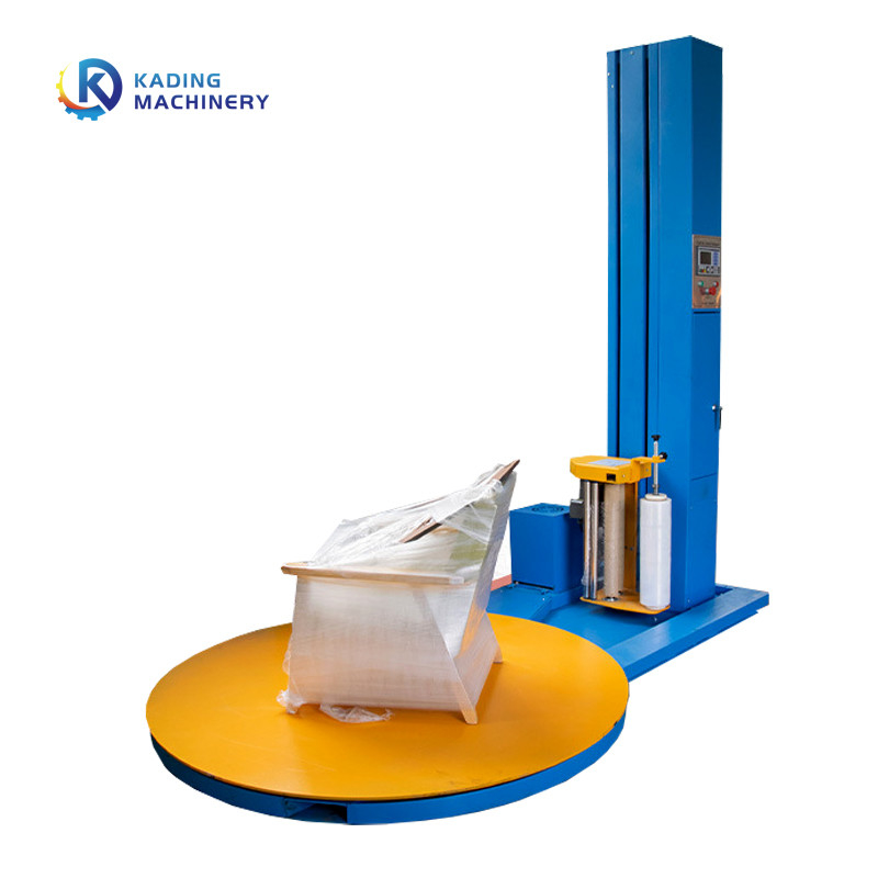 máquina semi auto del abrigo del estiramiento 20-40pcs/hour para la caja acanalada que embala el diámetro de 2200m m