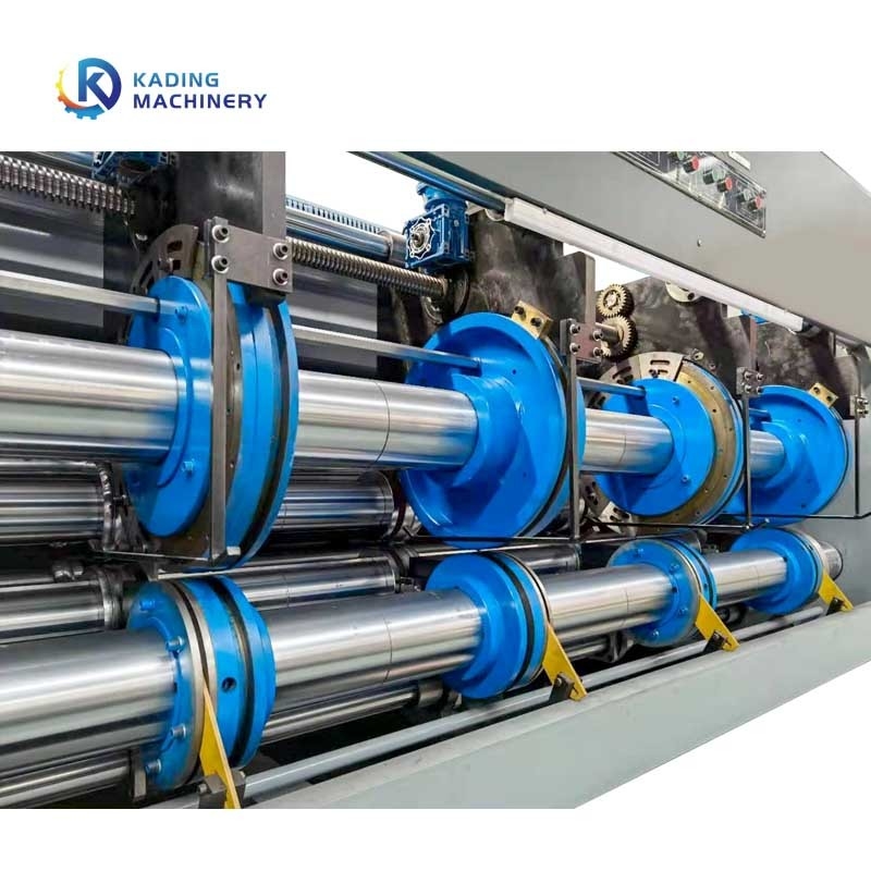 Máquina de impresión de cajas corrugadas de tinta flexible a base de agua con control PLC