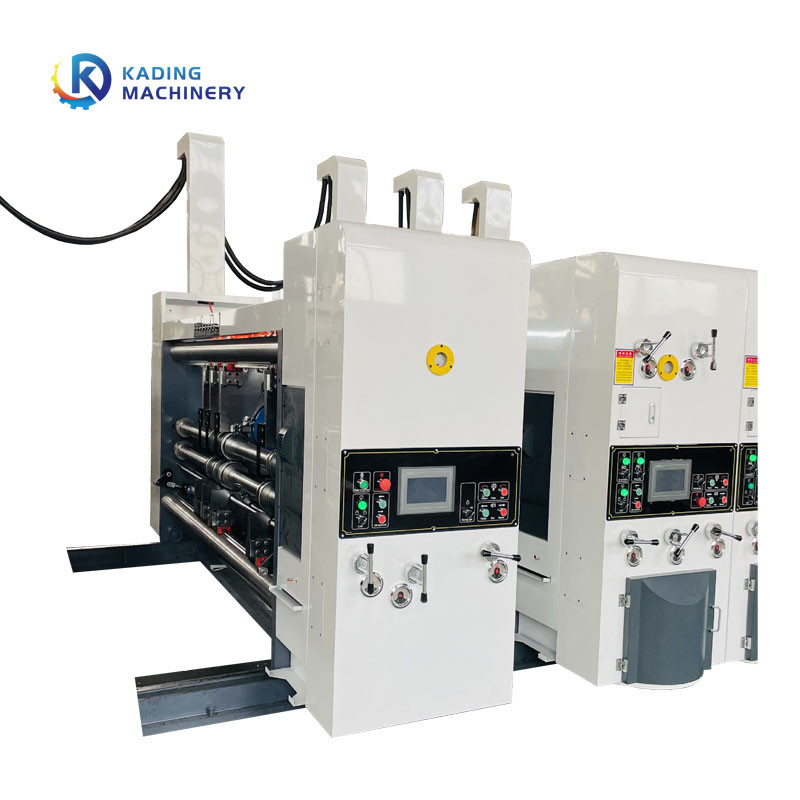 Máquina de impresión de caja corrugada de corte a presión de alta velocidad para 180 pcs/min