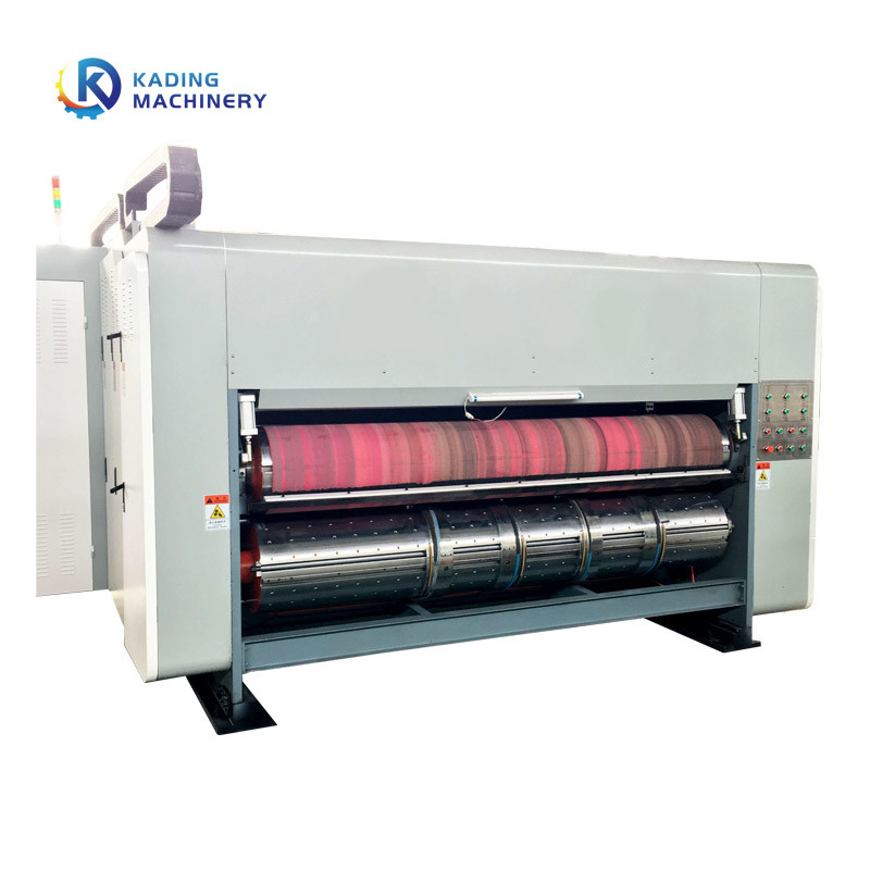 Impresora del cartón del color de Muti de la succión del vacío para la fabricación acanalada de los cartones
