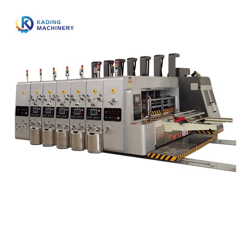 Impresoras de cartón totalmente automáticas, cortadoras de matrices para la fabricación de cajas de cartón ondulado