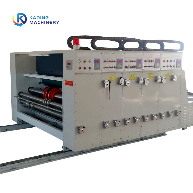 Unidad de corte por matrices rotativas de cartón ondulado de alimentación del borde delantero 300 pcs/min Velocidad