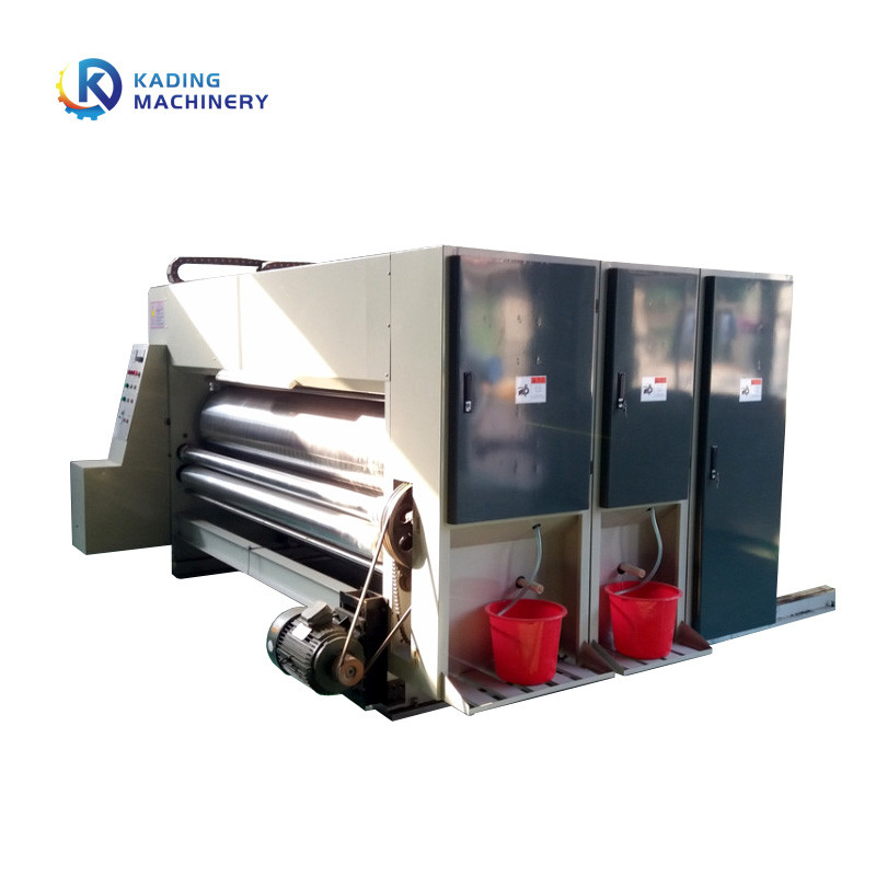 Fabricación de cajas flexográfica del cartón de Min Carton Printing Machine For de 120 PC con control del Plc