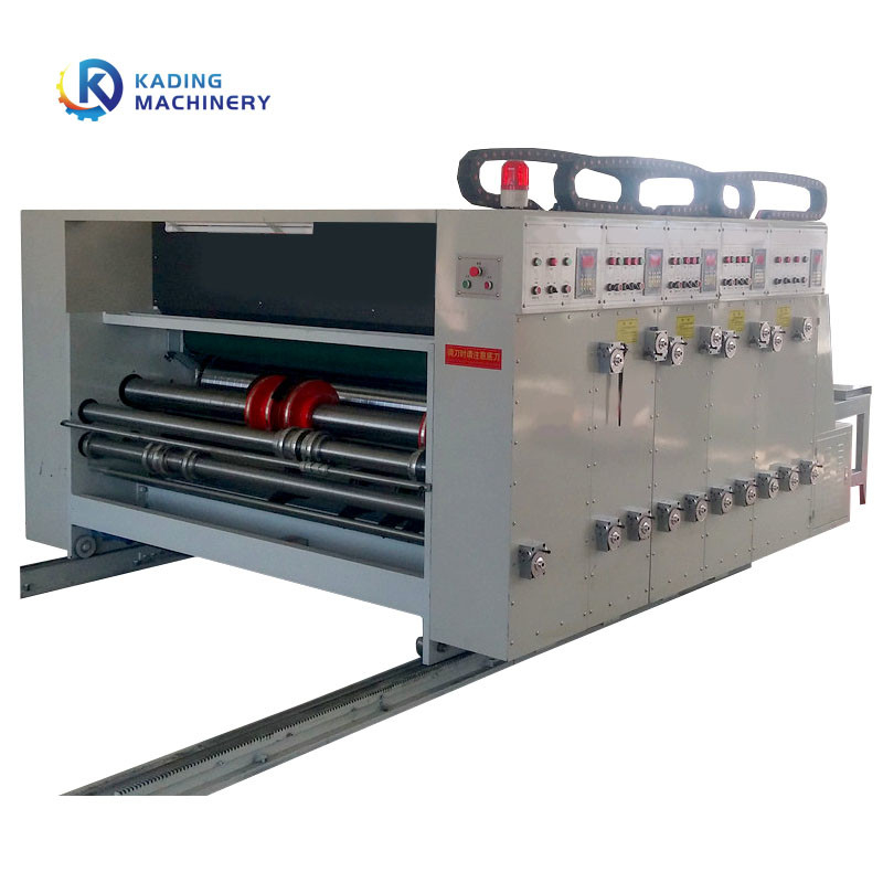 Impresora de cadena For Corrugated Paperboard del cartón de los colores del alimentador 6 y caja del cartón