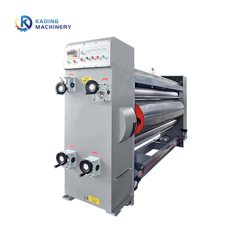 Máquina de corrugado flexo multicolor para cartón de tinta acuática