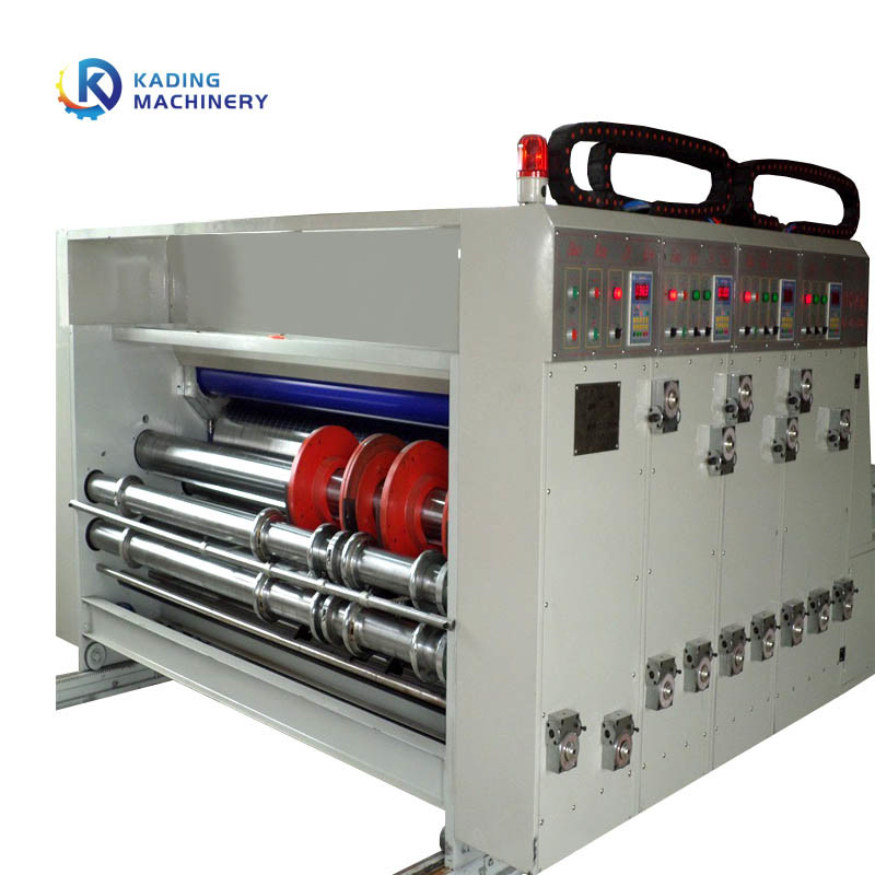 1-5 colores máquina de impresión de cartón de punta de alimentación totalmente automática