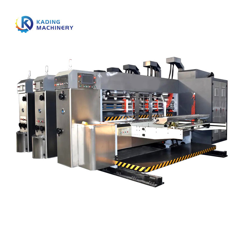 Impresoras de cartón totalmente automáticas, cortadoras de matrices para la fabricación de cajas de cartón ondulado