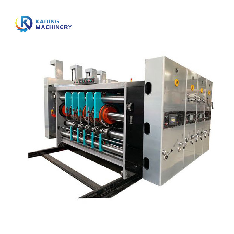 Máquina de impresión de caja corrugada de corte a presión de alta velocidad para 180 pcs/min