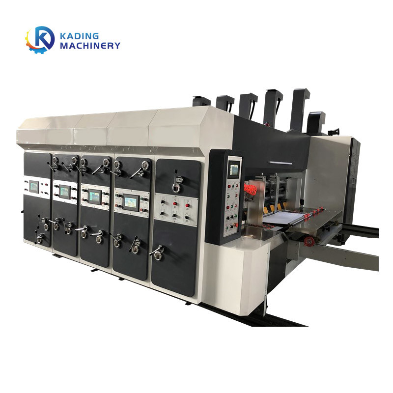 Máquina de impresión de cajas onduladas de anilox metálico para contenedores de cartón de cartón