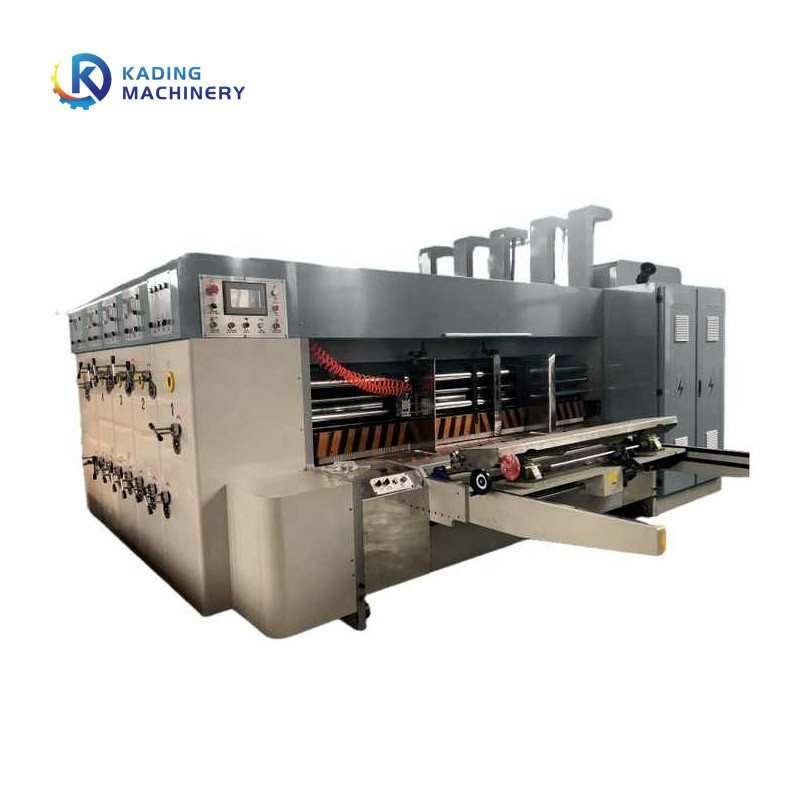 Maquina de impresión de cajas de cartón pequeñas de pizza de 2,4 m cortador a presión cortador de cuchillo multicolores