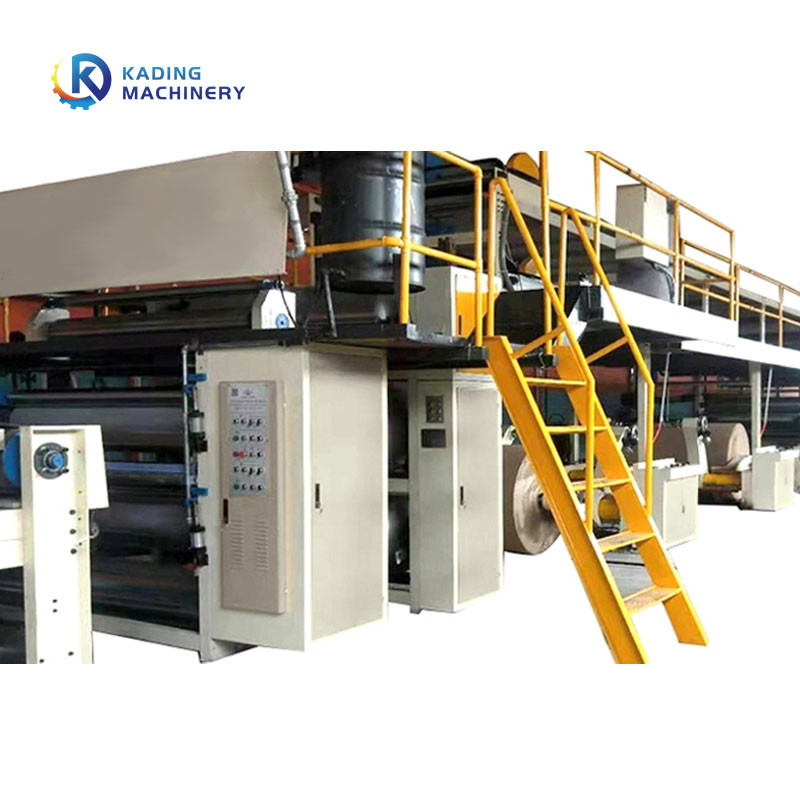 Línea de corrugado automática con soporte de rodillo de molino hidráulico y cambio rápido de cara única