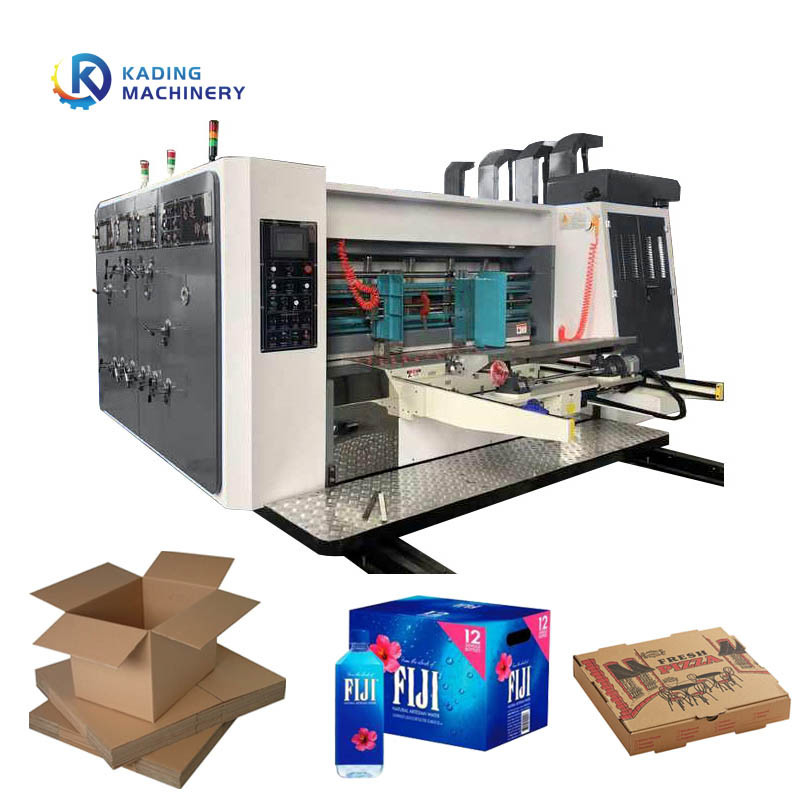 Impresoras de cartón totalmente automáticas, cortadoras de matrices para la fabricación de cajas de cartón ondulado