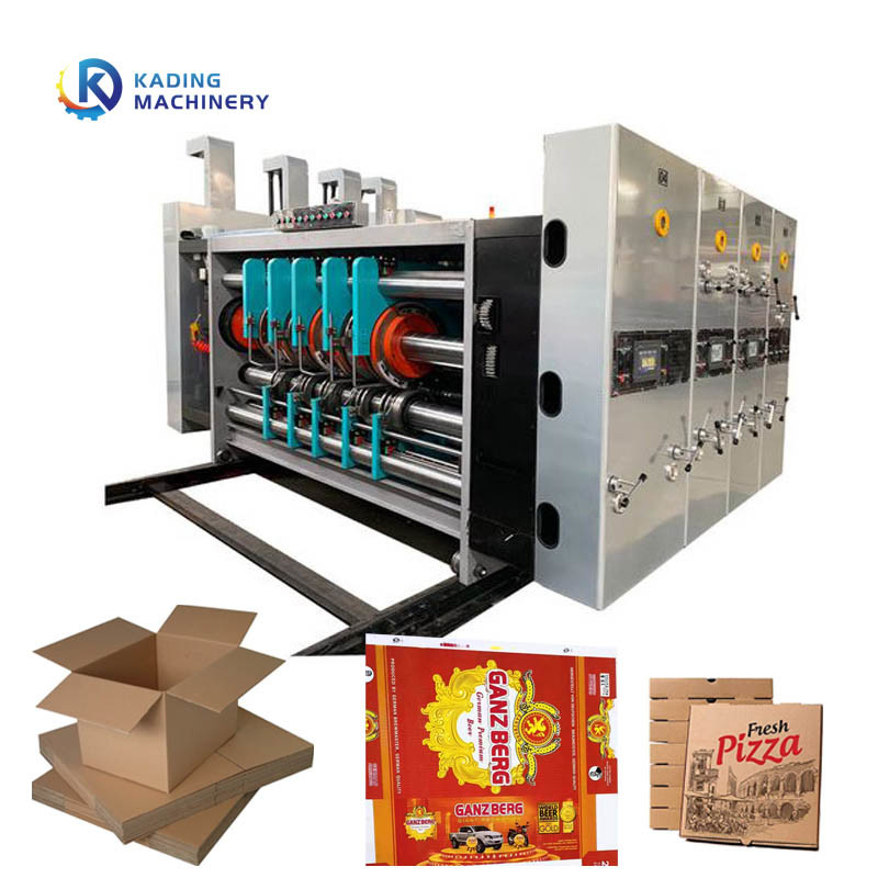 Impresora automática de cajas de cartón de alimentación cortadora de matriz cortadora de tinta de agua para la fabricación de cajas de tacos