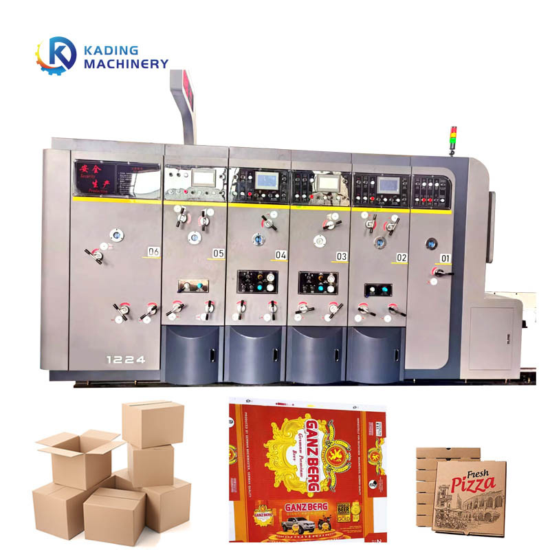 3 / 5 / 7 Máquina de impresión de cajas onduladas de capas para contenedores de cartón