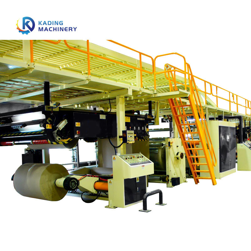 3 / 5 Ply cambio rápido máquina de corrugado de cara única 220m / min Velocidad de trabajo