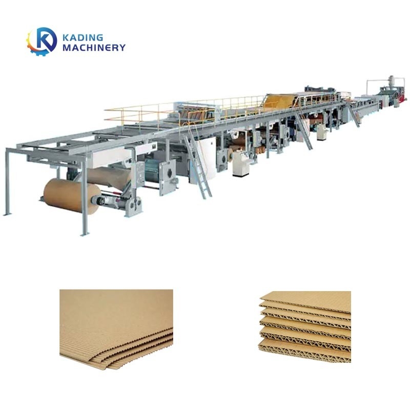 Máquina de fabricación de cartón corrugado de 300 m/min con sistema de gestión de producción