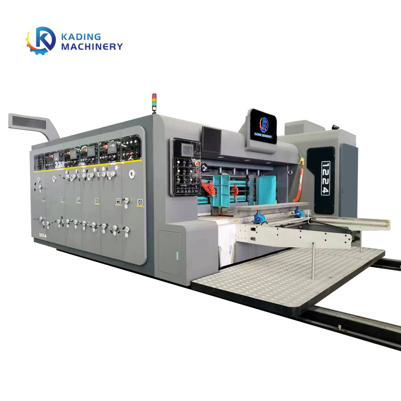 Máquina de impresión de caja corrugada de alta precisión con velocidad de trabajo de 200 pcs/min