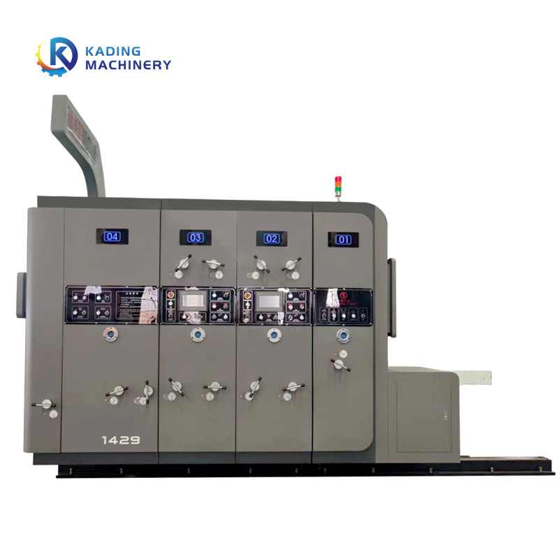 5 colores Flexo Impresión caja corrugada máquina de impresión para caja de cartón