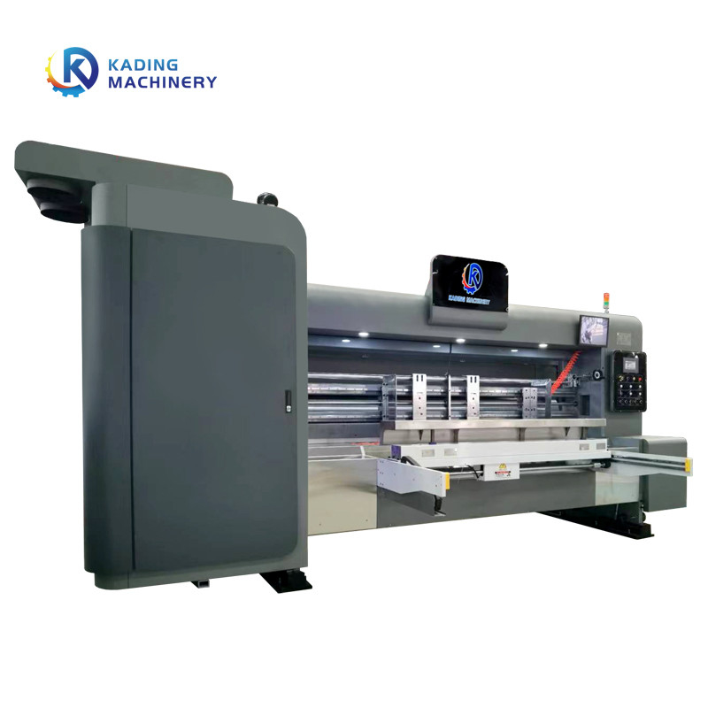 200pcs / min máquina de impresión de caja corrugada para hacer cajas de cartón corrugadas