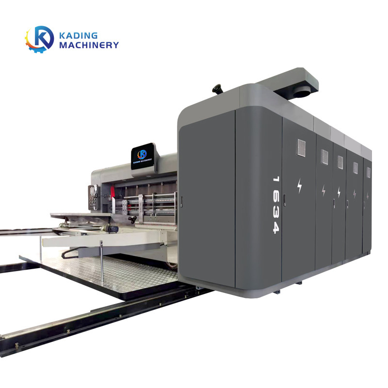 Máquina automática de impresión de cajas corrugadas para cortar cajas de pizza
