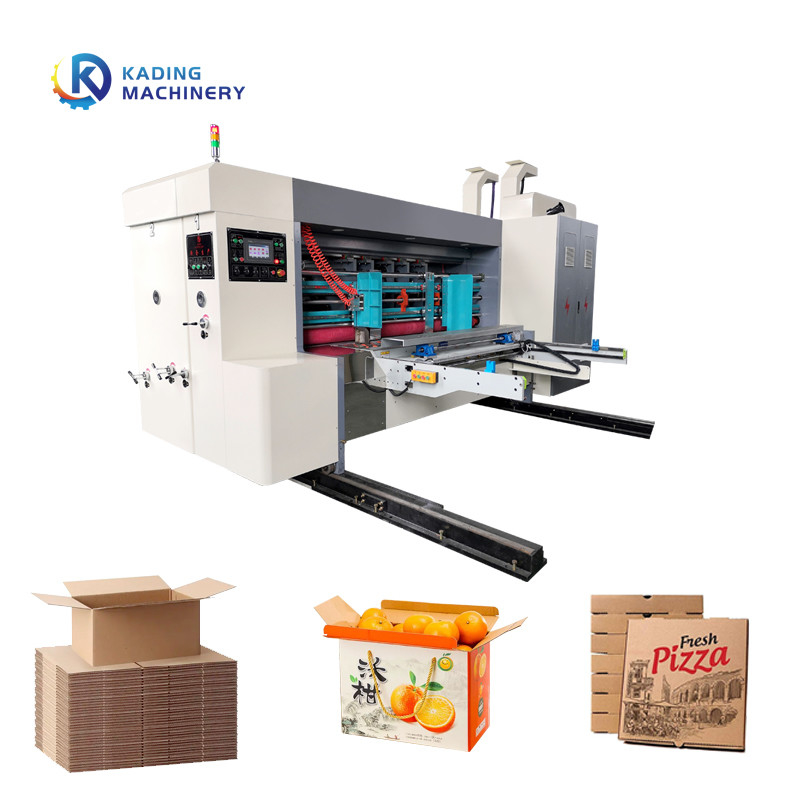 200pcs / min máquina de impresión de caja corrugada para hacer cajas de cartón corrugadas